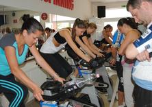 Spinning Kaposváron a Vörös Sport Fitness Arénában